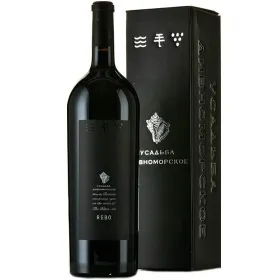Вино ЗНМП Дивноморское РЕБО 2019, 1.5 л в подарочной упаковке