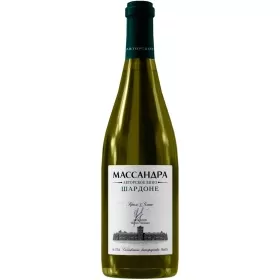 Вино ЗГУ Крым Массандра АВТОРСКОЕ ВИНО ШАРДОНЕ
